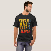 Buffalo New York Total Solar Eclipse 2024 T-Shirt (Vorne ganz)