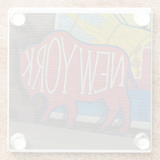 Buffalo New York Untersetzer (Rückseite)