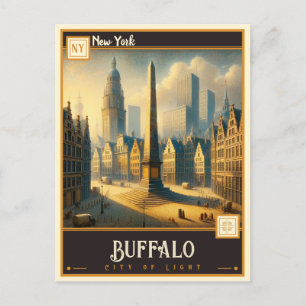 Buffalo, New York Vintage Postkarte