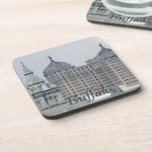 Buffalo, New Yorker Historische Sehenswürdigkeiten Getränkeuntersetzer (Linke Seite)