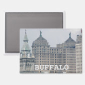 Buffalo, New Yorker Historische Sehenswürdigkeiten Magnet (Vorderseite/Rückseite)