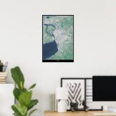Buffalo, New Yorker Satellitenposter Poster (Heimbüro)