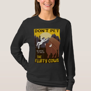 Buffalo nicht die fließenden Kühe denken, Sicherhe T-Shirt