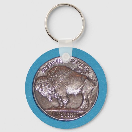Buffalo Nickel 2 Schlüsselanhänger (Vorderseite)