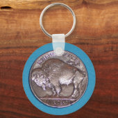 Buffalo Nickel 2 Schlüsselanhänger (Vorderseite)