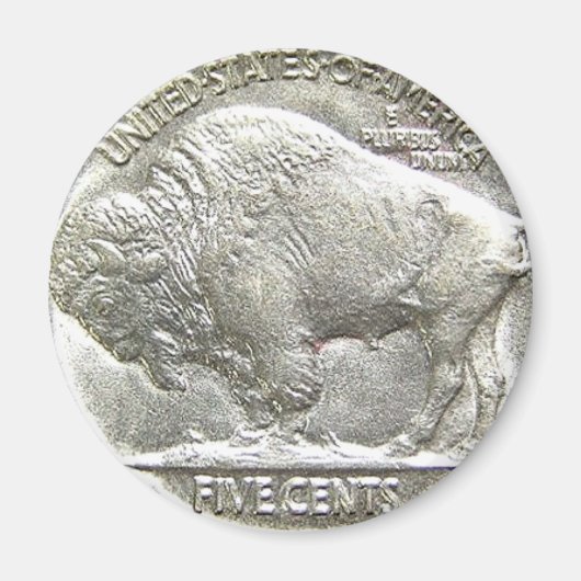 BUFFALO NICKEL MAGNET (Vorne)