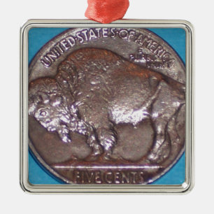 Buffalo Nickel Ornament Aus Metall