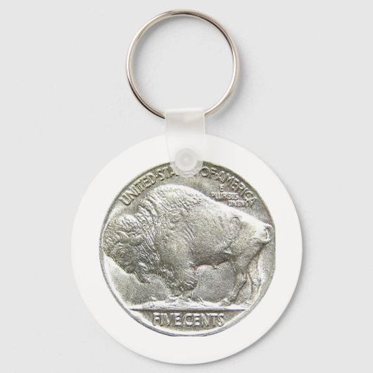 BUFFALO NICKEL SCHLÜSSELANHÄNGER (Vorderseite)