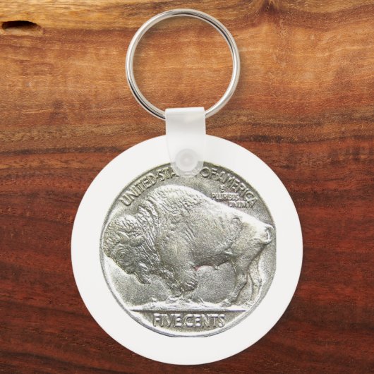 BUFFALO NICKEL SCHLÜSSELANHÄNGER (Vorderseite)