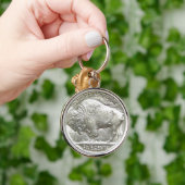 BUFFALO NICKEL SCHLÜSSELANHÄNGER (Hand)