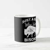 Buffalo nur ein Junge, der Bisons Liebe Kaffeetasse (VorderseiteRechts)