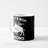 Buffalo nur ein Junge, der Bisons Liebe Kaffeetasse (Vorderseite Links)