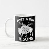 Buffalo nur ein Junge, der Bisons Liebe Kaffeetasse (Links)