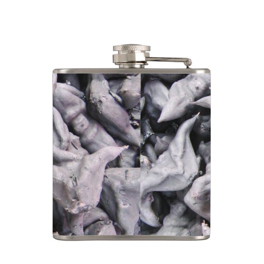 Buffalo Nuts - Water Caltrop Flachmann (Rückseite)