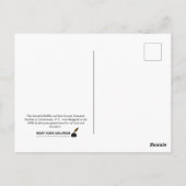 Buffalo NY Botanical Gardens Sketch Postkarte (Rückseite)