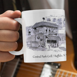 Buffalo NY Central Park Grill Taverne Originelle K Kaffeetasse