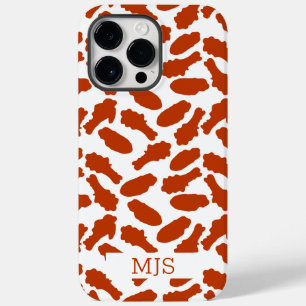 Buffalo NY Chicken Wings Lustiges Muster Monogramm Case-Mate iPhone 14 Pro Max Hülle
