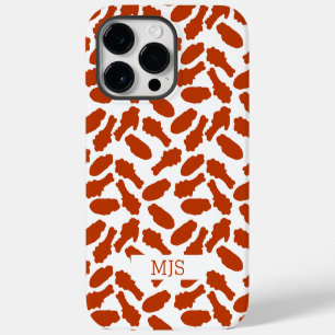 Buffalo NY Chicken Wings Lustiges Muster Monogramm iPhone 14 Pro Max Hülle