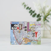 Buffalo NY Collage Postcard Postkarte (Stehend Vorderseite)