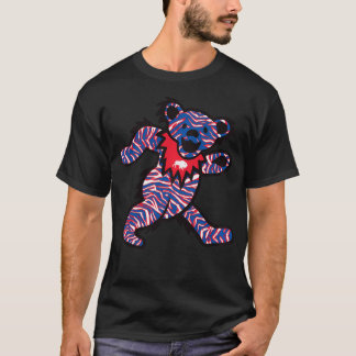 Buffalo Ny Crazy Striped Tancing Football Bären T-Shirt