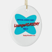 Buffalo NY Lounge Academy Retro Space Age Keramik Ornament (Rechts)