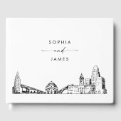 Buffalo NY Skyline Wedding Gästebuch (Vorderseite)