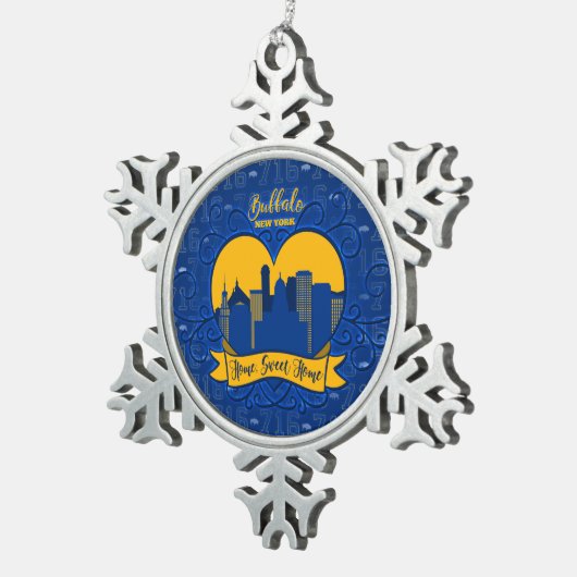 Buffalo, NY Snowflake Ornament (Rechts)