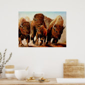Buffalo "On the Run" Poster (Küche)