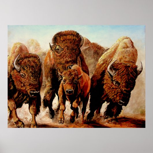 Buffalo "On the Run" Poster (Vorne)