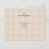 Buffalo-Partei für Kariertes Engagement Begleitkarte (Vorderseite)