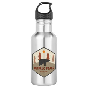 Buffalo Peaks Wilderness Colorado Bär Edelstahlflasche