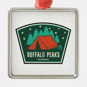 Buffalo Peaks Wilderness Colorado Camping Ornament Aus Metall