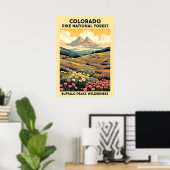 Buffalo Peaks Wilderness V01 Poster (Heimbüro)