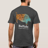Buffalo Petroglyph T-Shirt (Rückseite)