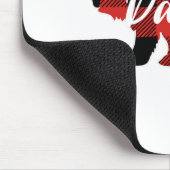 Buffalo Pläd Daddy Bear Fathers Day Ohrts Mousepad (Ecke)