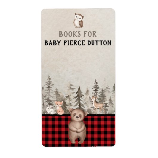 Buffalo Pläd Woodland Books for baby (Vorne)