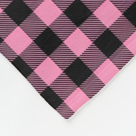 Buffalo Plaid Fleece Blanket (Ecke)