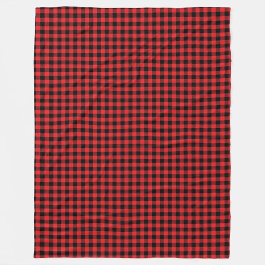 Buffalo Plaid Fleece Blanket (Vorderseite)