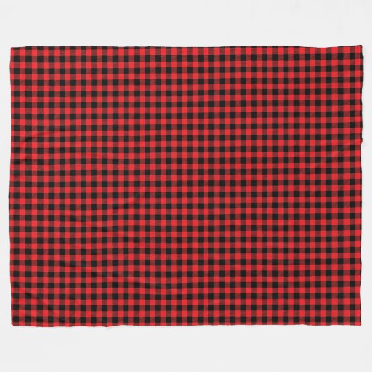 Buffalo Plaid Fleece Blanket (Vorderseite (Horizontal))