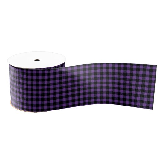 Buffalo Plaid Grosgrain Ribbon Ripsband (Spule)