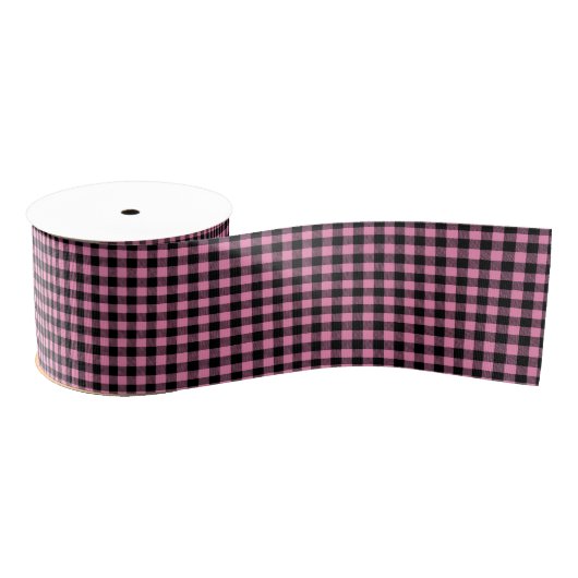 Buffalo Plaid Grosgrain Ribbon Ripsband (Spule)