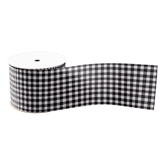Buffalo Plaid Grosgrain Ribbon Ripsband (Spule)