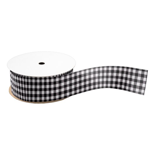 Buffalo Plaid Grosgrain Ribbon Ripsband (Spule)