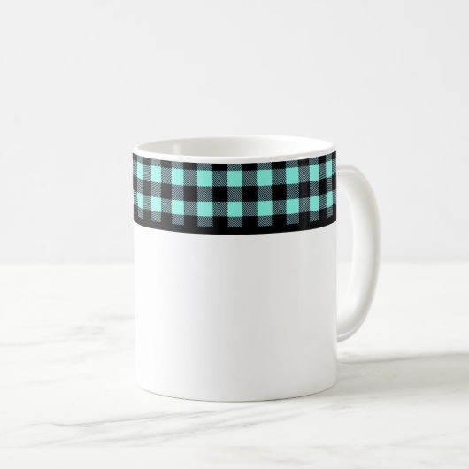 Buffalo Plaid Kaffeetasse (VorderseiteRechts)