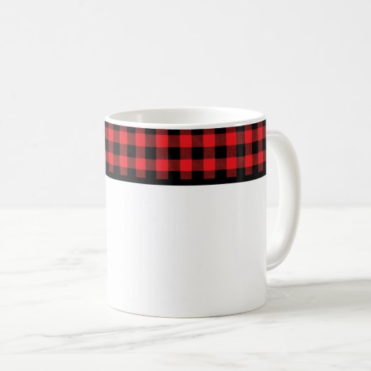 Buffalo Plaid Kaffeetasse (VorderseiteRechts)
