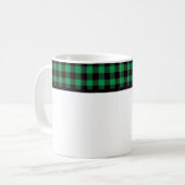 Buffalo Plaid Kaffeetasse (Vorderseite Links)