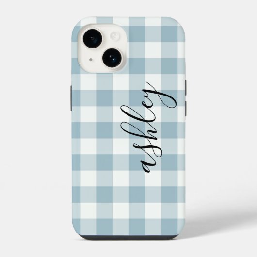 Buffalo Plaid Kalligrafie-iPhone-Hülle iPhone Hülle (Rückseite)