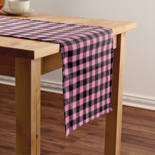 Buffalo Plaid Kurzer Tischläufer (Beispiel)
