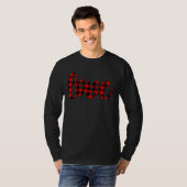 Buffalo Plaid Love T-Shirt (Vorne ganz)