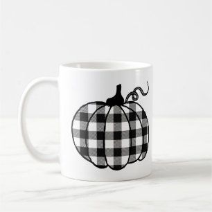 Buffalo Plaid Pumpkin Fall Autumn Cute Casual T-Sh Kaffeetasse